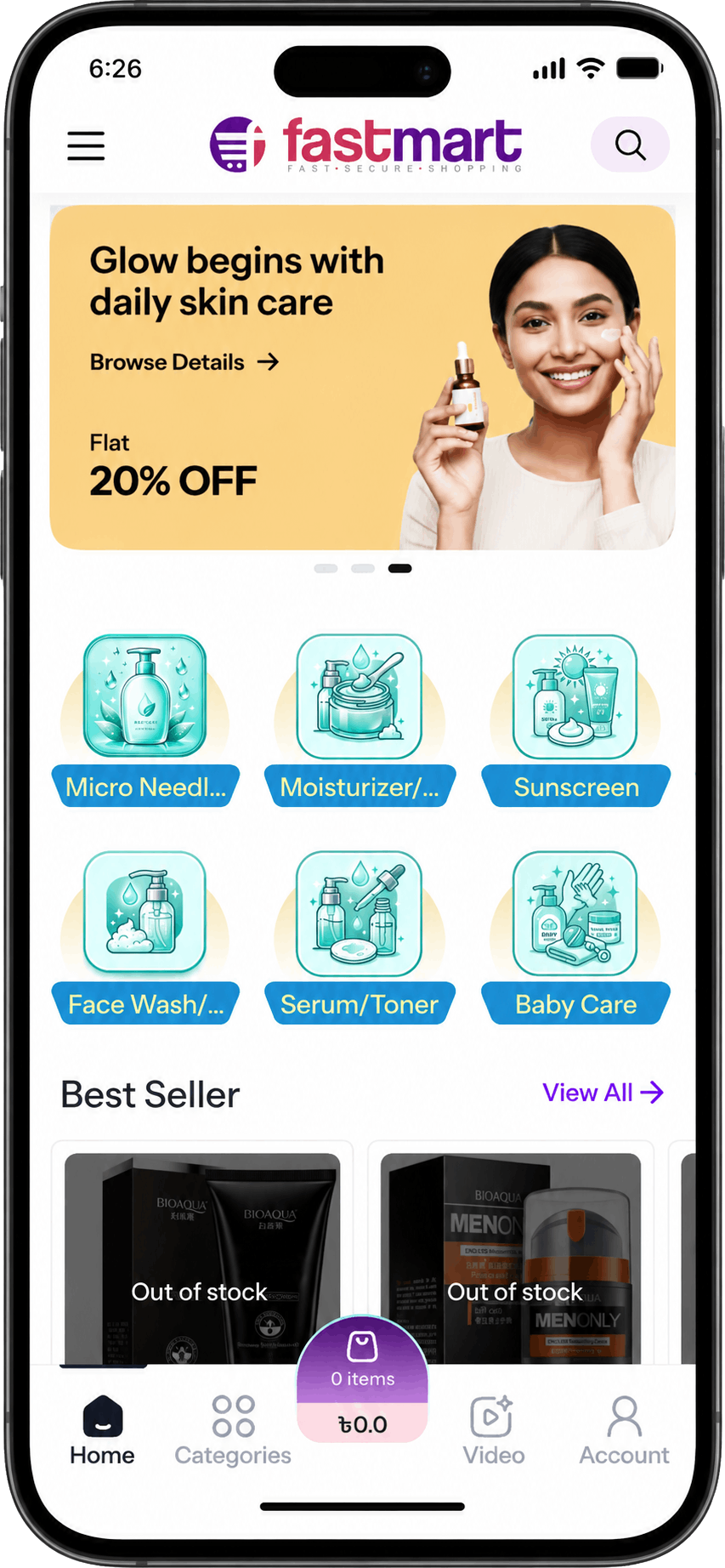 Fastmart mobile app